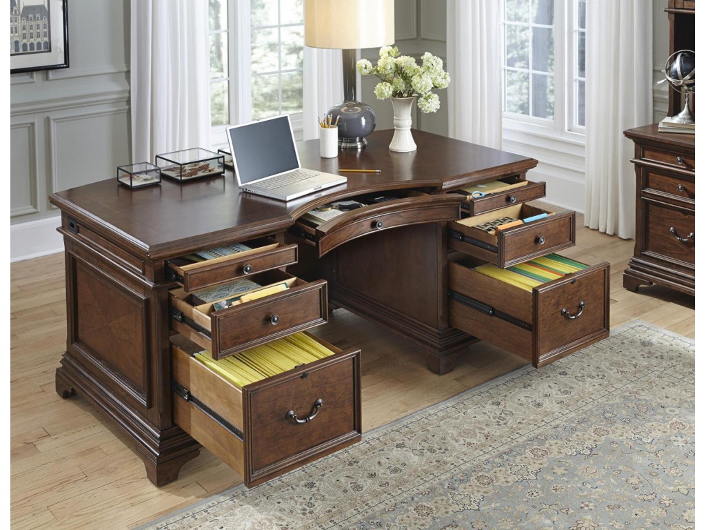 66" Curved Exec Desk - image 4