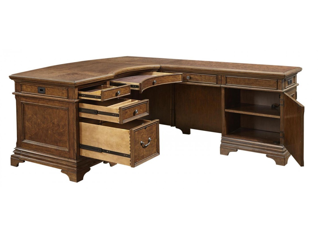 66" Curved Desk For Return - image 5