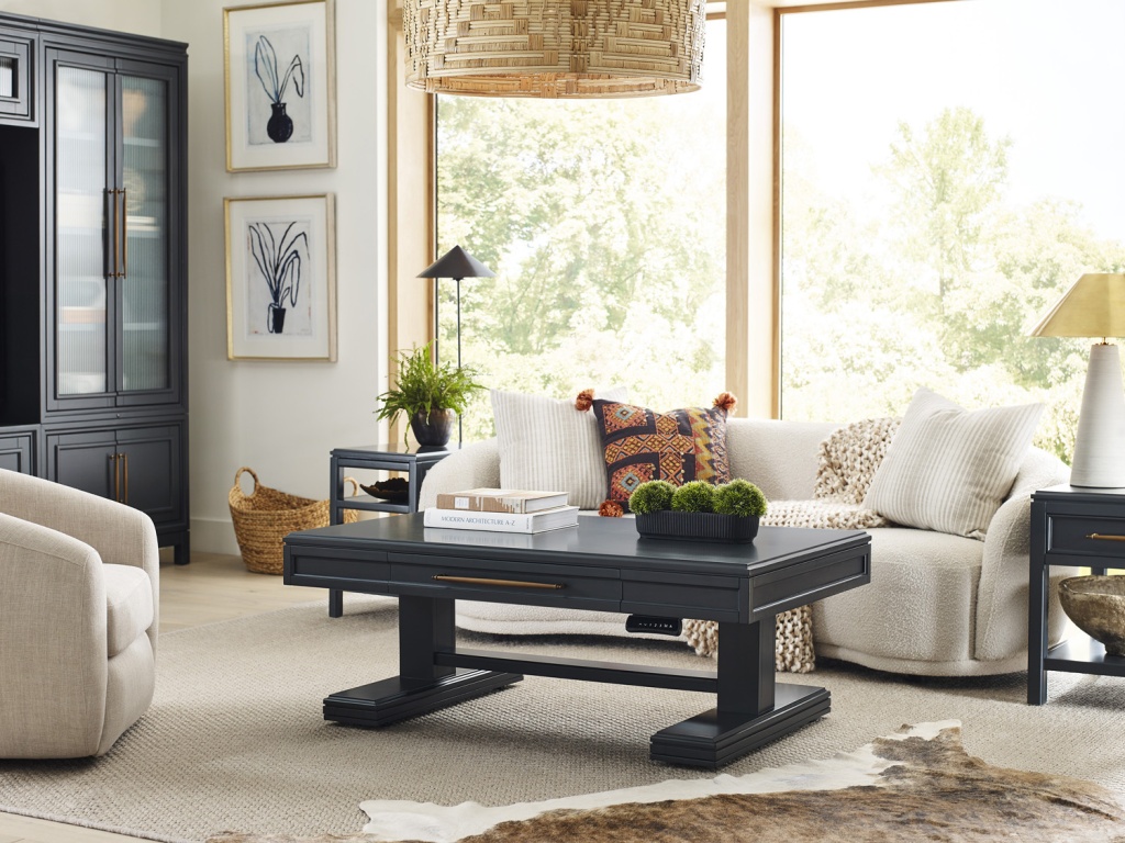 Adj. Table Base - Black (Battery Op) - image 1