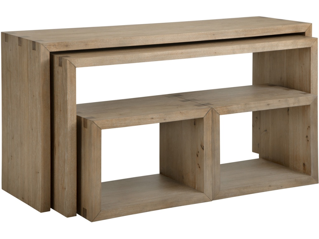 Nesting Sofa Table W/ Stools - main image