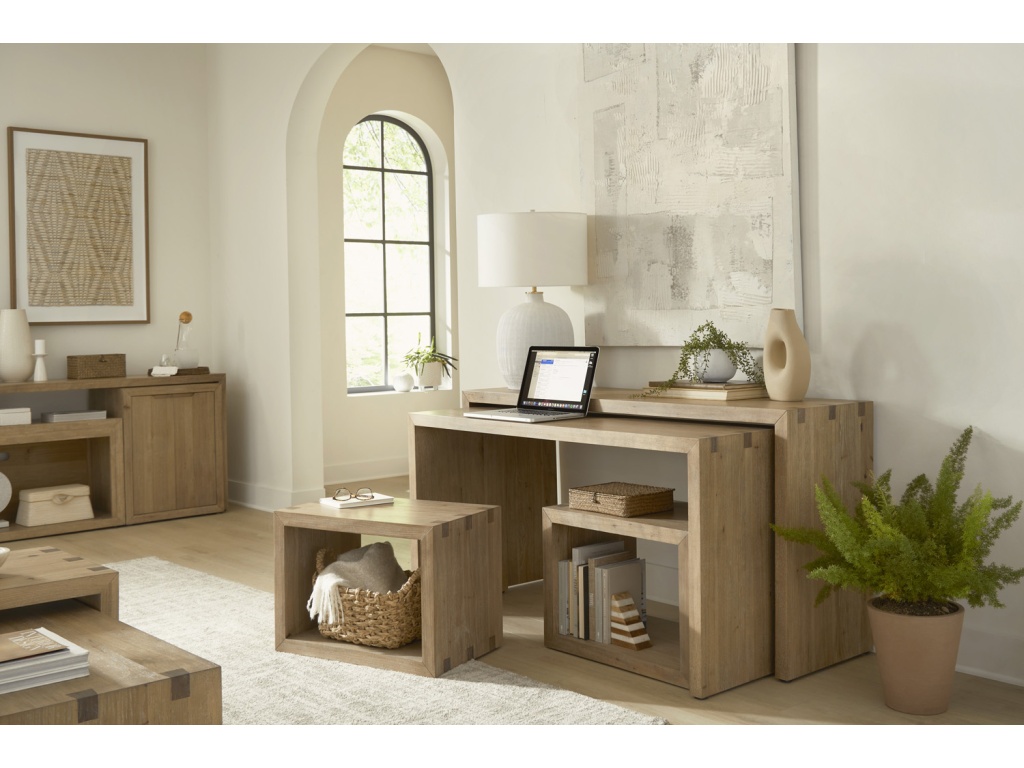 Nesting Sofa Table W/ Stools - image 1