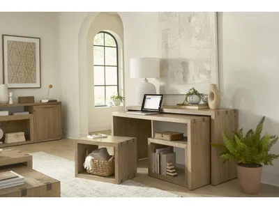 Nesting Sofa Table W/ Stools - Alternative View