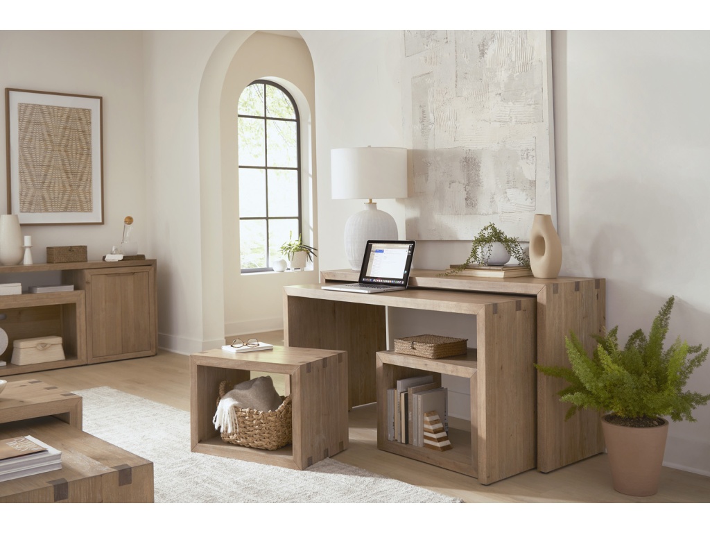 Nesting Sofa Table W/ Stools - image 2
