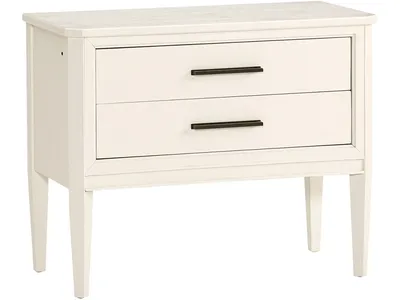 White Liv360 Nightstand