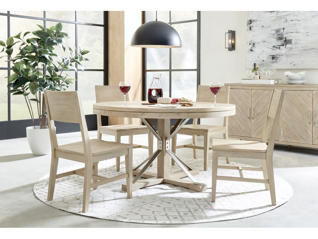 Dining Side Chair W/ Wood Seat (2/Ctn) - image 2