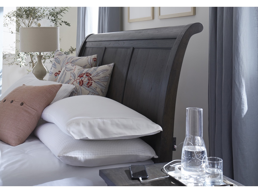 Queen Sleigh Bed Hb - image 3