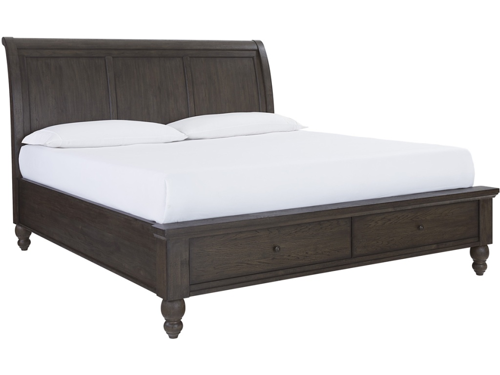 Queen Sleigh Bed Hb - image 5