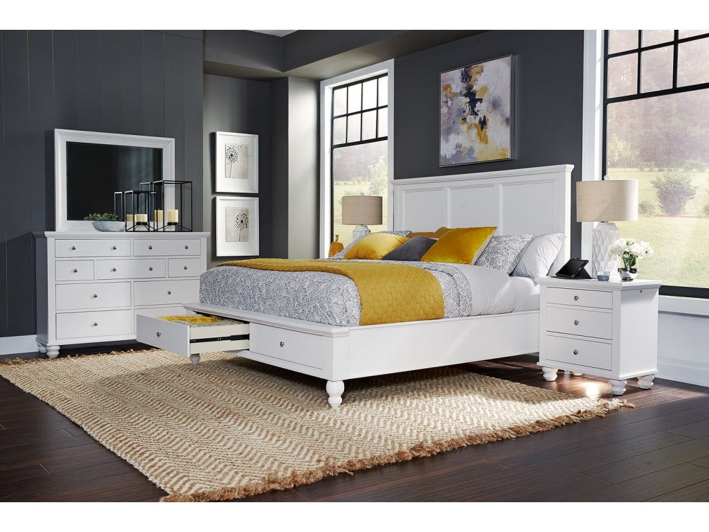 King/Cal King Lp Fb W/ Drawers - image 3