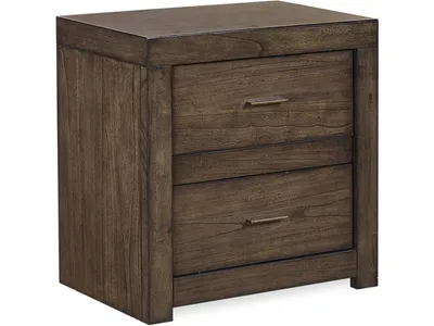 2 Drawer Nightstand W/ Power