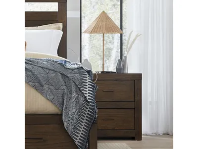 2 Drawer Nightstand W/ Power - Alternative View