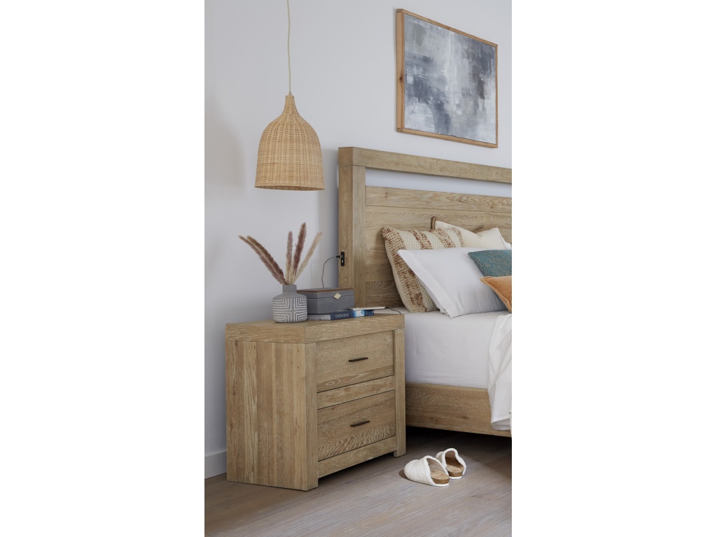 2 Drawer Nightstand W/ Power - image 1