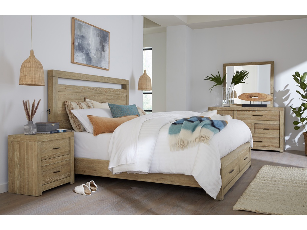 2 Drawer Nightstand W/ Power - image 3