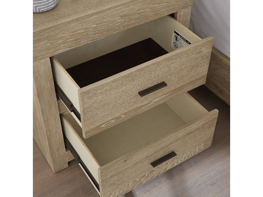 2 Drawer Nightstand W/ Power - image 5