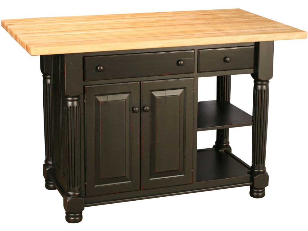 Nisley Cabinet Turned Leg Island Base Kitchen Island, primary thumbnail