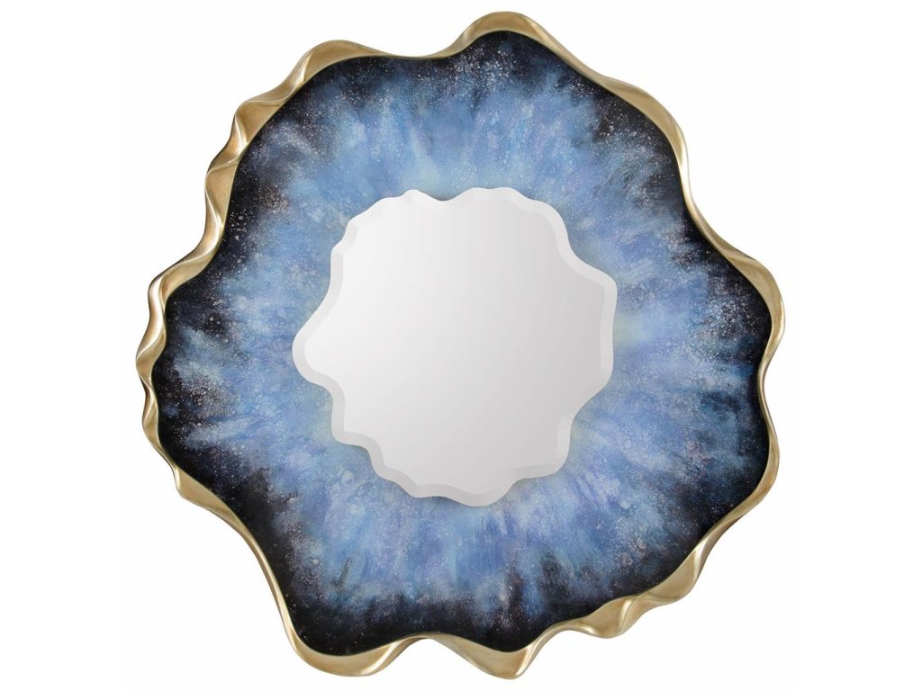 Dirillo Mirror, Blue Agate - main image
