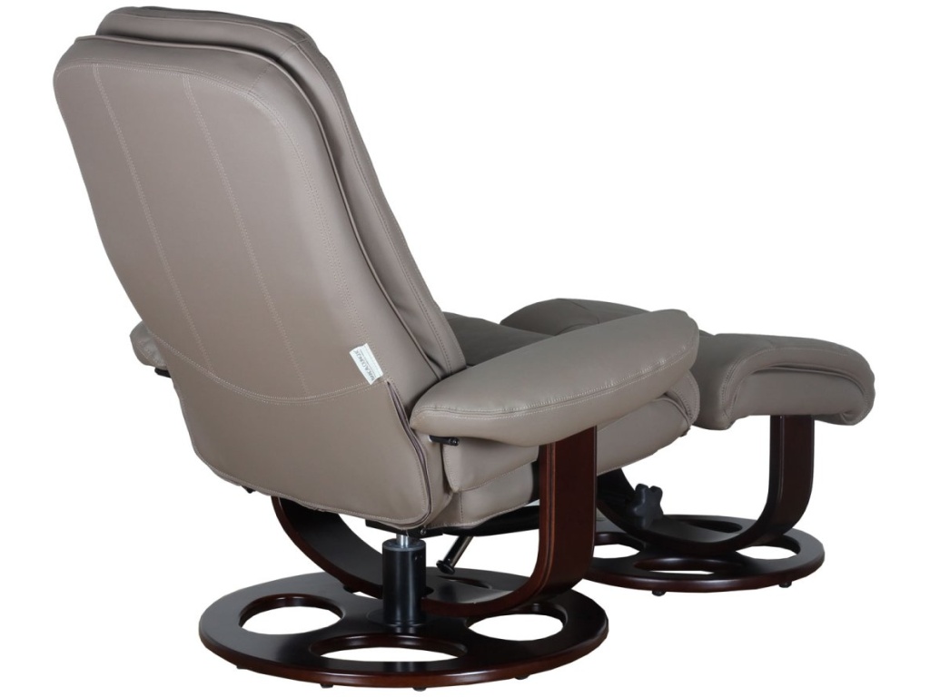 Jacque Pedestal Reclining Chair & Ottoman - image 4