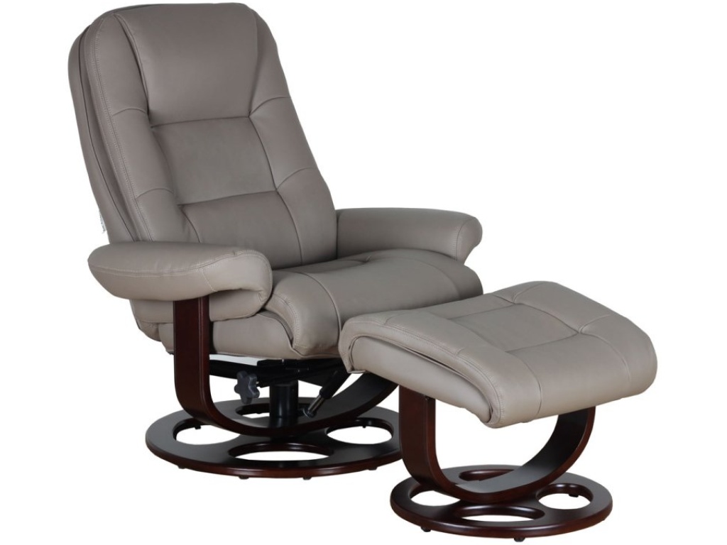 Jacque Pedestal Reclining Chair & Ottoman - main image