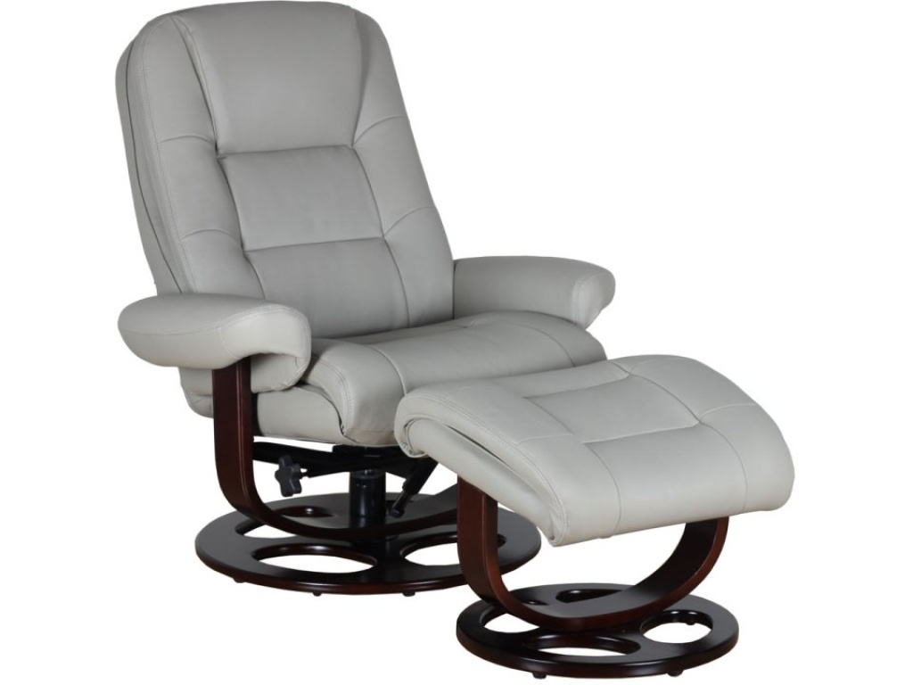Jacque Pedestal Reclining Chair & Ottoman - main image