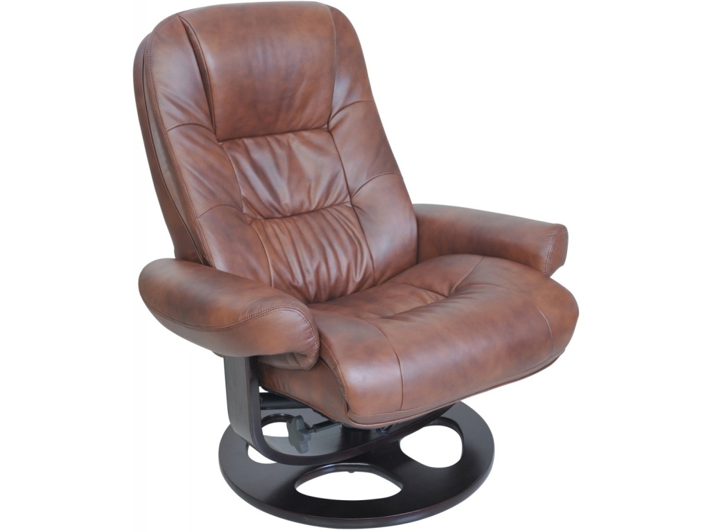 Jacque Pedestal Reclining Chair & Ottoman - image 2