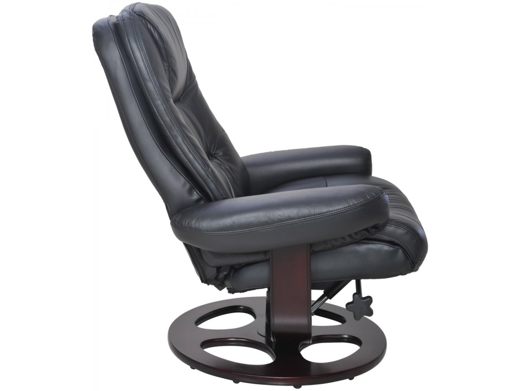 Jacque Pedestal Reclining Chair & Ottoman - image 3