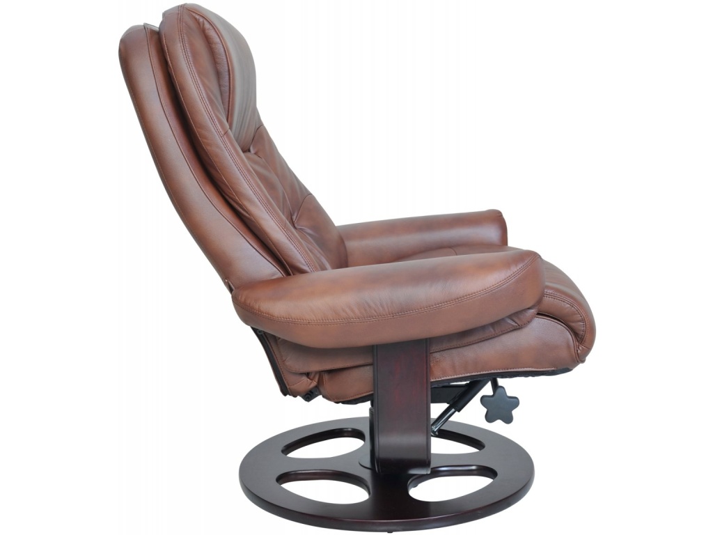 Jacque Pedestal Reclining Chair & Ottoman - image 3