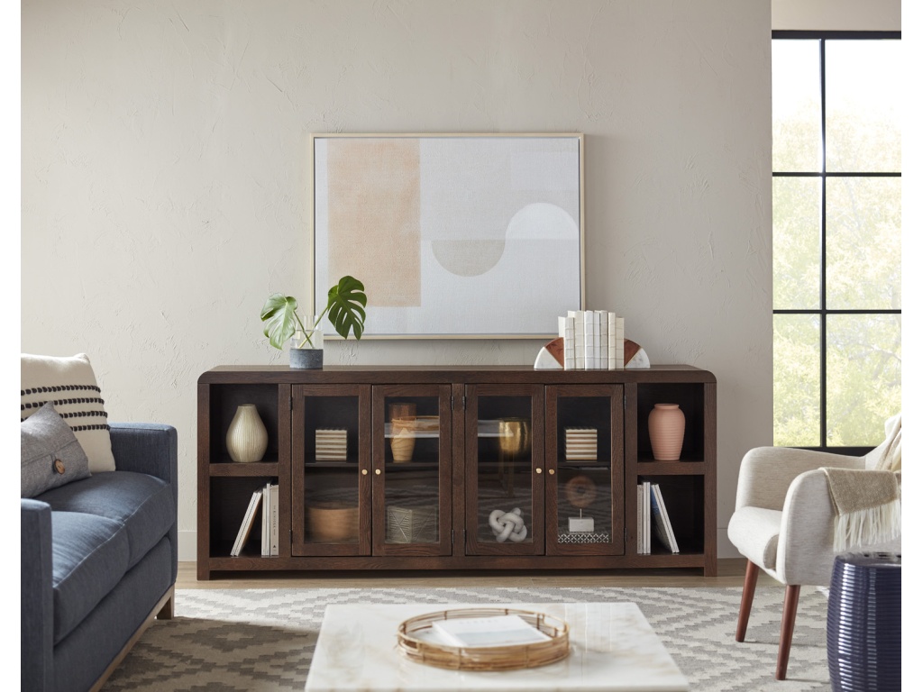 84" Console W/ 4 Doors - image 1
