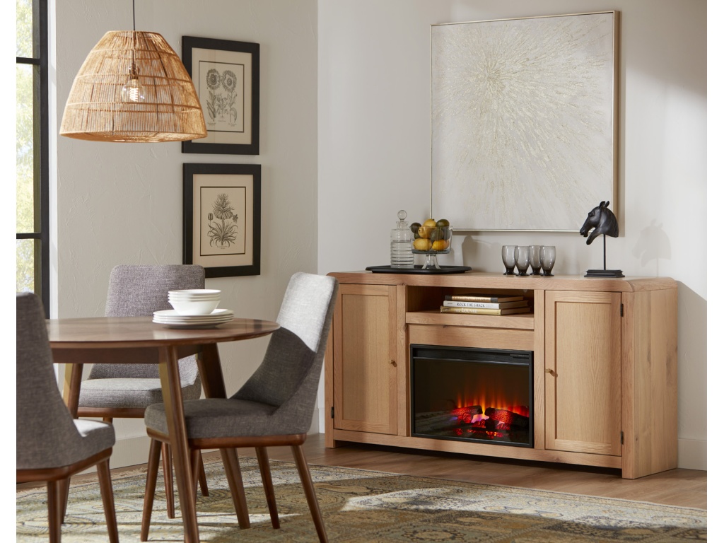 66" Fireplace Console - image 1