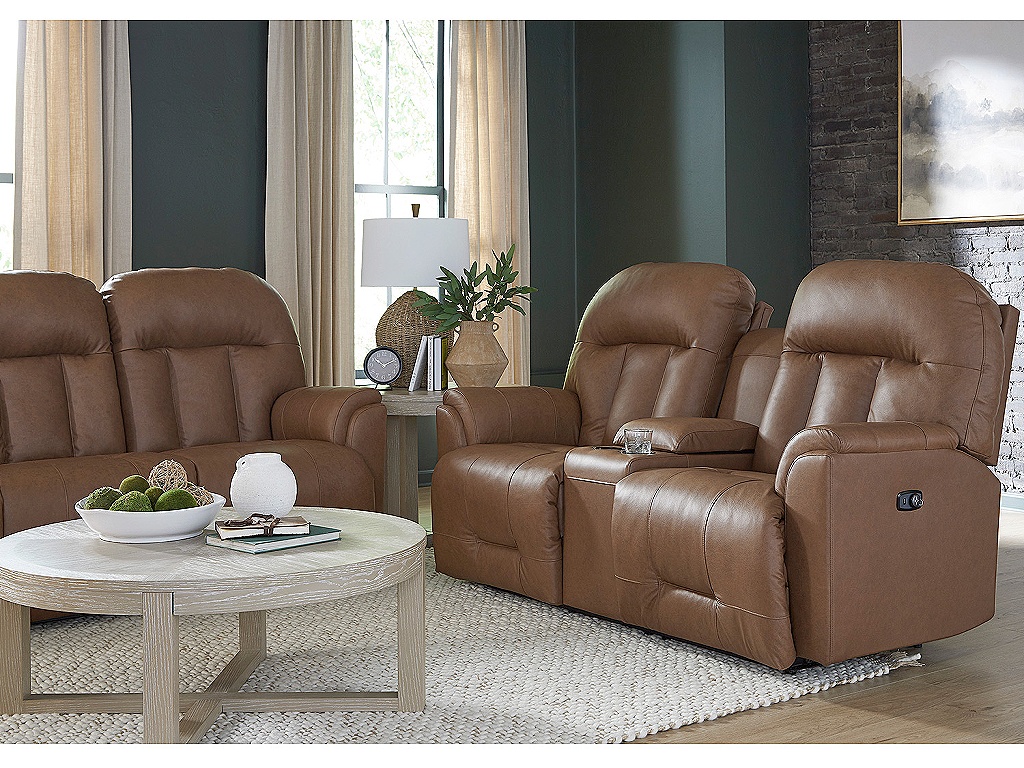 Suitably Modern Reclining Loveseat - image 12
