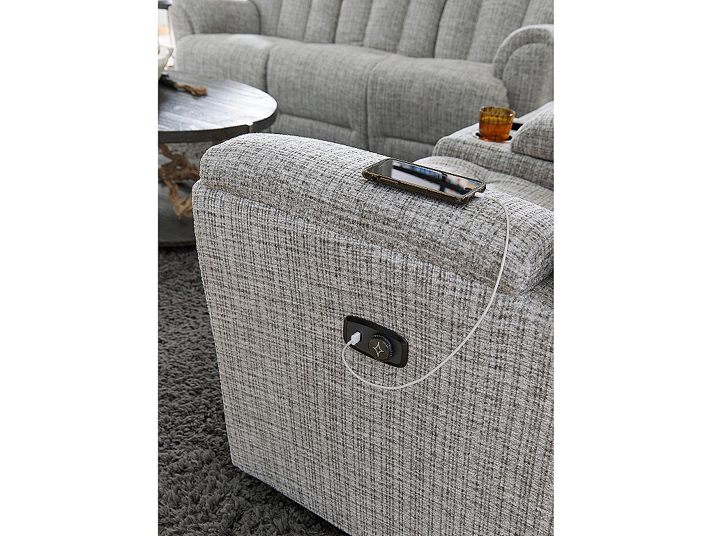 Suitably Modern Reclining Loveseat - image 9