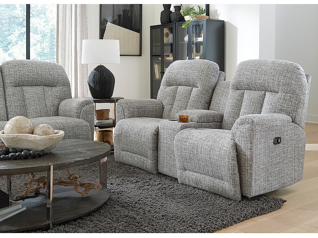 Suitably Modern Reclining Loveseat - image 10