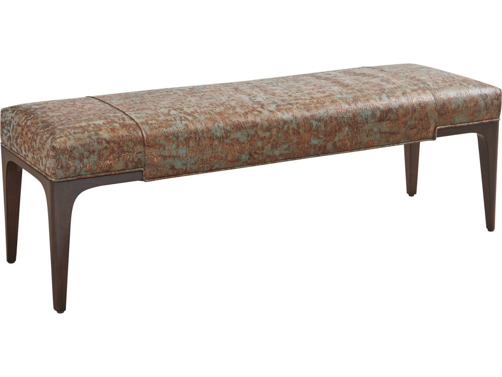 Savile Leather Bench - main image