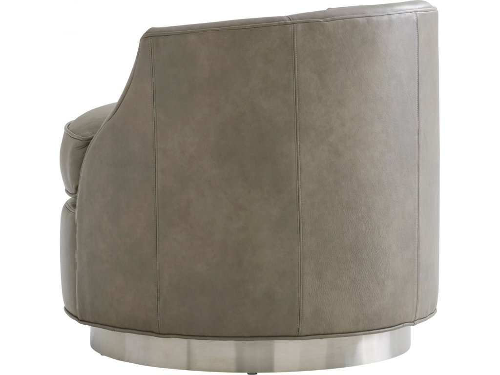 Piper Leather Swivel Chair - image 1
