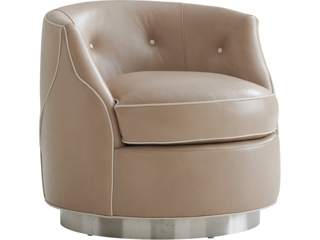 Robertson Leather Swivel Chair - main image