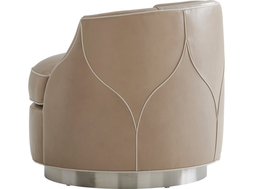 Robertson Leather Swivel Chair - image 1
