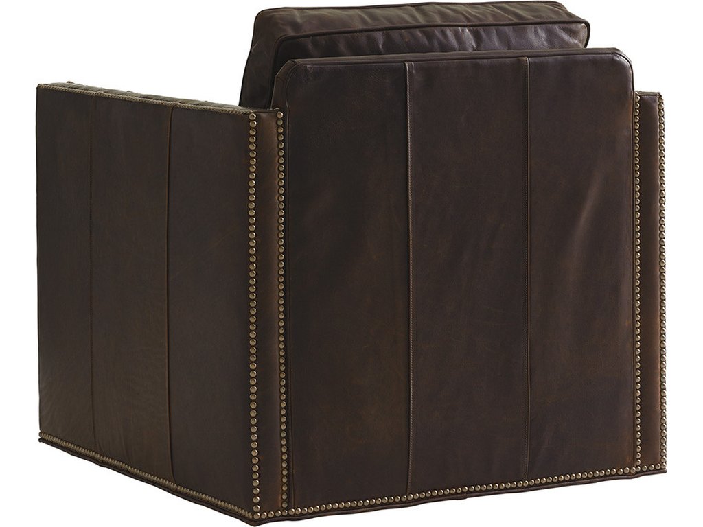 Hinsdale Leather Swivel Chair - image 1