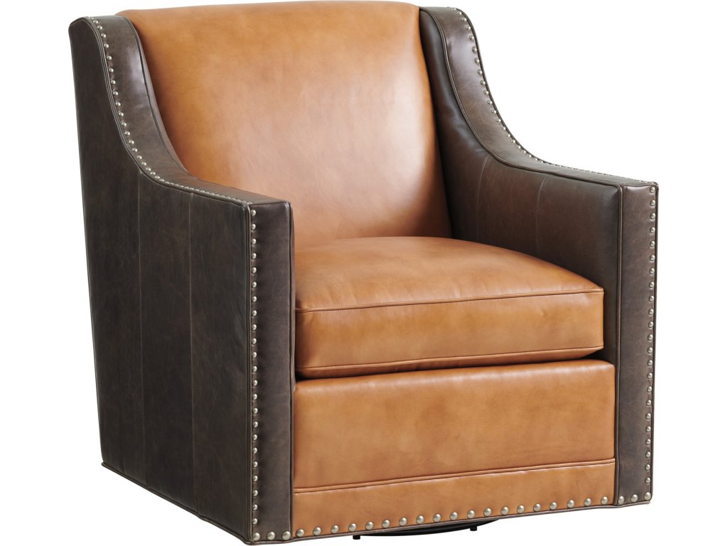 Hayward Leather Swivel Chair - main image