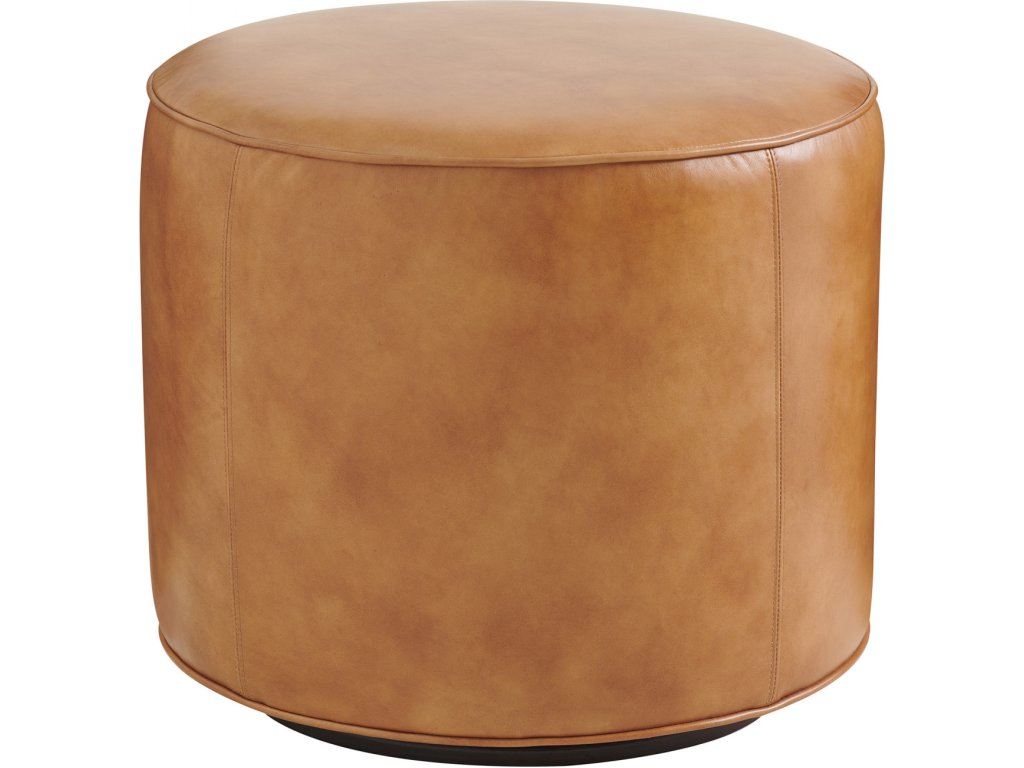 Waverly Leather Ottoman - main image