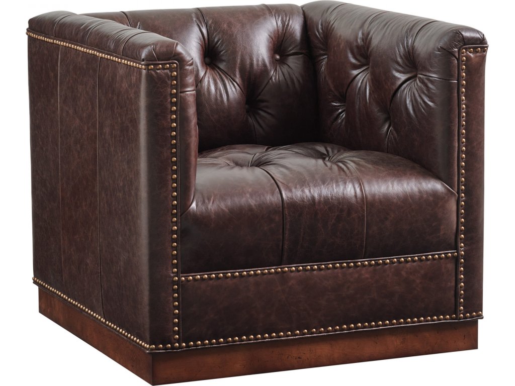 Freemont Leather Swivel Chair - main image