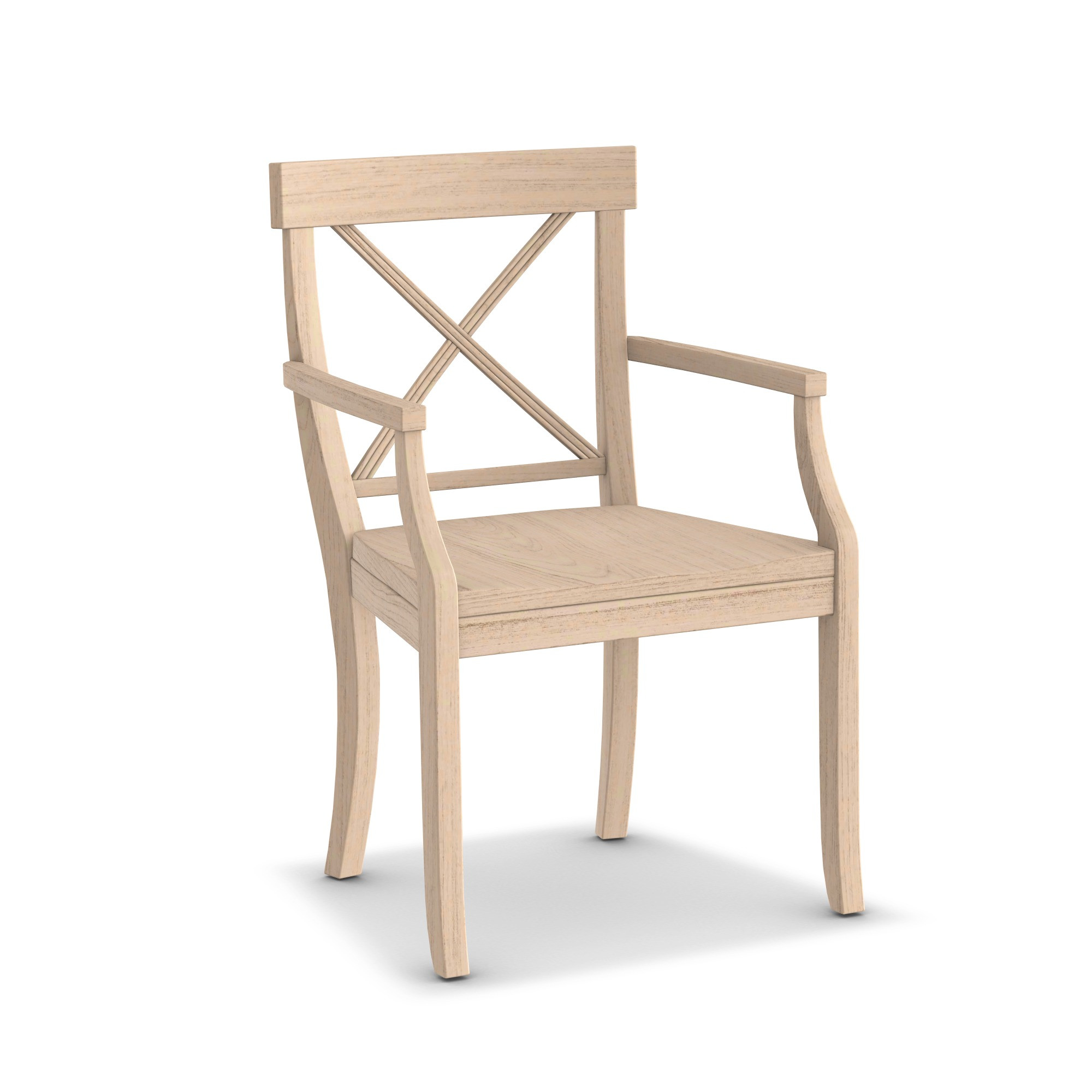 Gat Creek La Croix Arm Chair - Wood Seat, primary thumbnail
