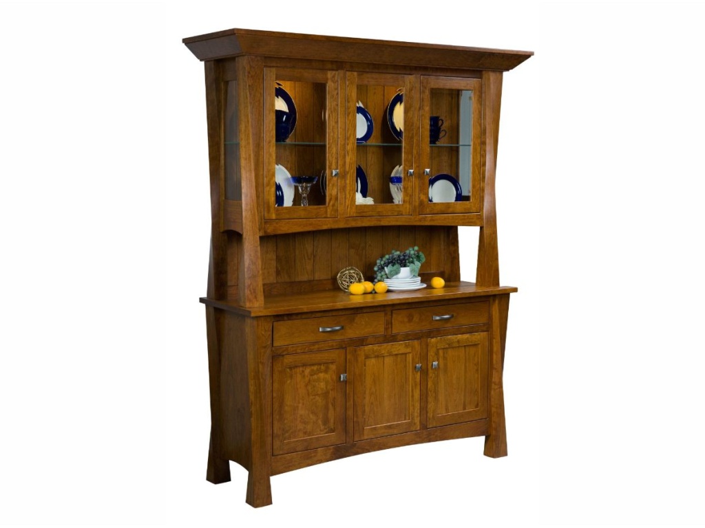 Townline Lexington 3 Door Hutch Hutch Cabinet, primary thumbnail