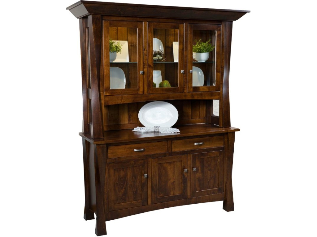 Townline Lexington 3 Door Hutch Hutch Cabinet, alternate view 1