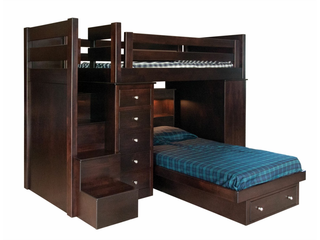 Loft Bed With Steps - main image