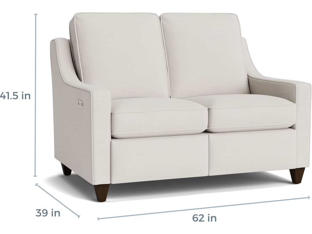 Magnificent Motion Reclining Slope Arm Loveseat - image 3
