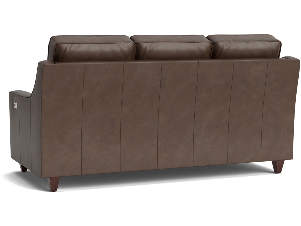Magnificent Motion Reclining Leather Slope Arm Sofa - image 4