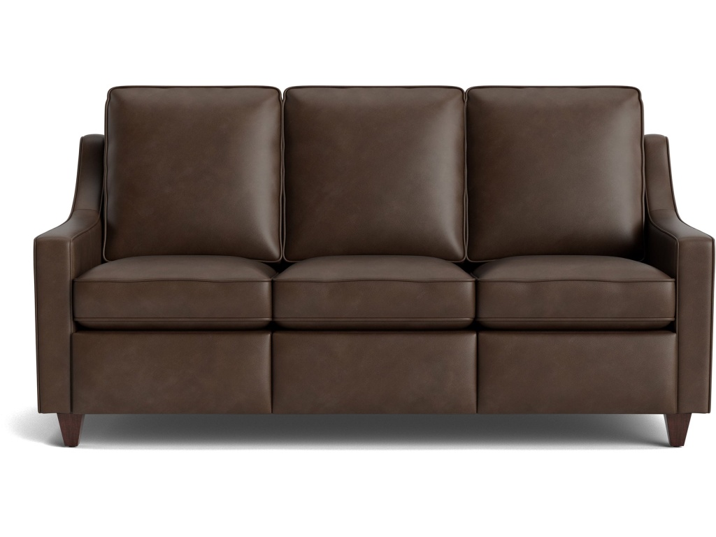 Magnificent Motion Reclining Leather Slope Arm Sofa - main image