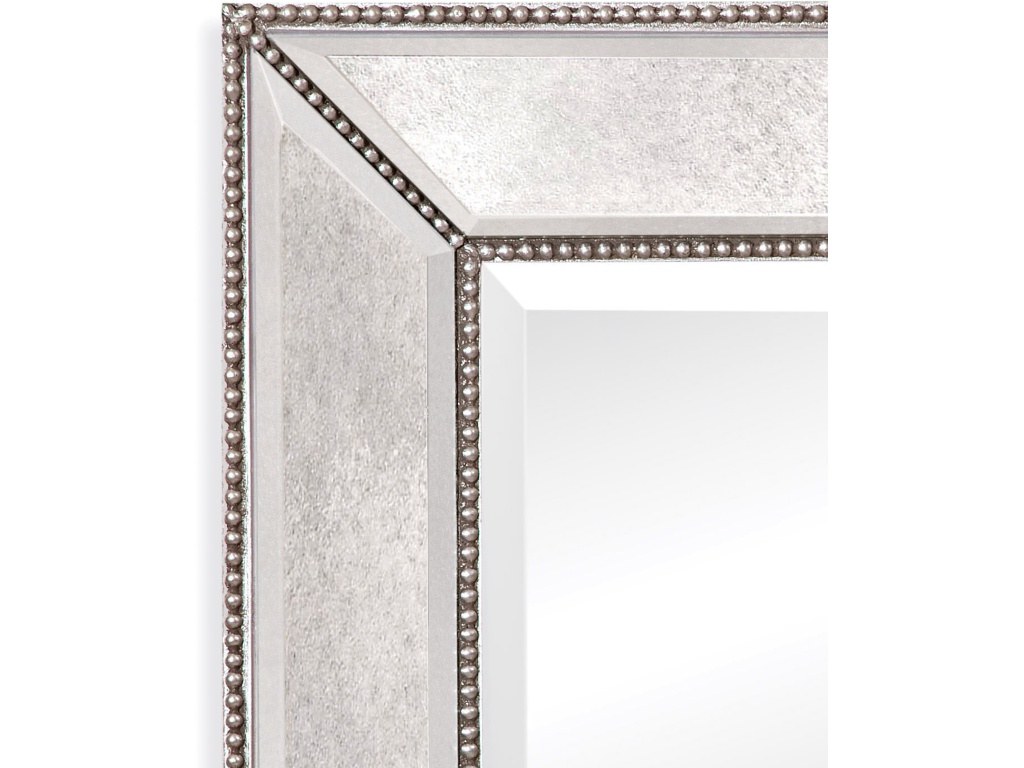 Beaded Wall Mirror - image 1