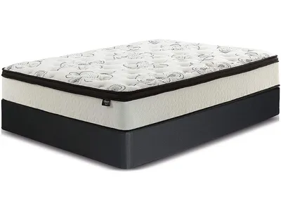 Chime 12 Inch Hybrid California King Mattress and Foundation Set