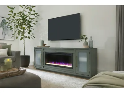 84" Fireplace Console