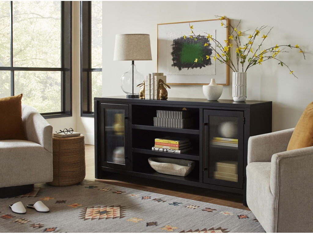 66" Console W/ 2 Doors - image 2
