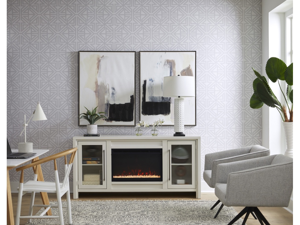 66" Fireplace Console - image 4